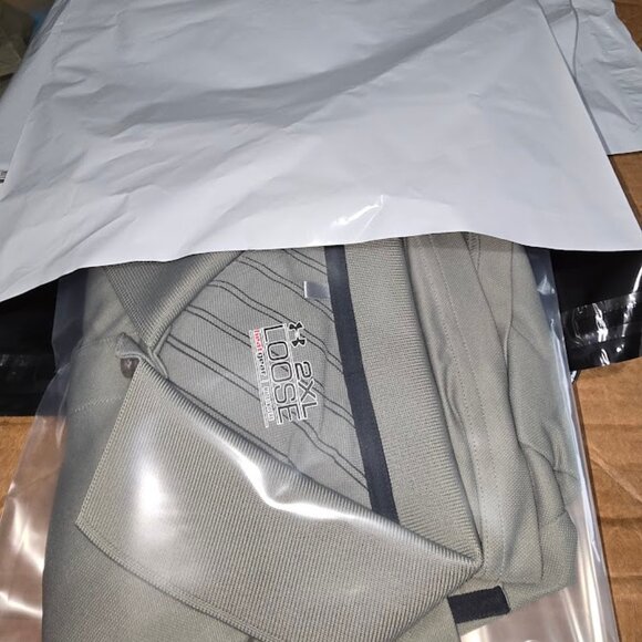 UA Under Armouur 2XL Heat Geat Polo Shirt Gray - Logo on Back and Front - - Picture 10 of 10